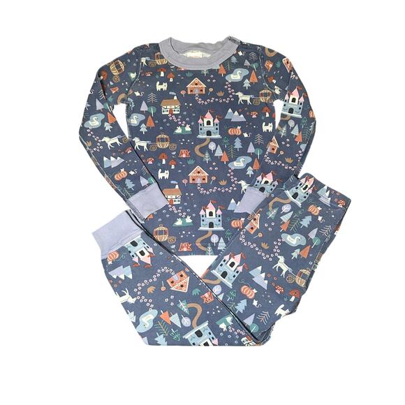 Hanna Andersson Magic Village Long John Set size 110 - Picture 1 of 6